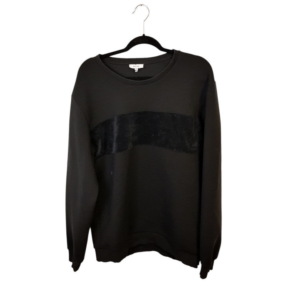 Reiss Charcoal Crewneck Top Size XL